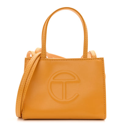 Telfar Vegan Leather Small Shopping Bag Mustard 1 of 9