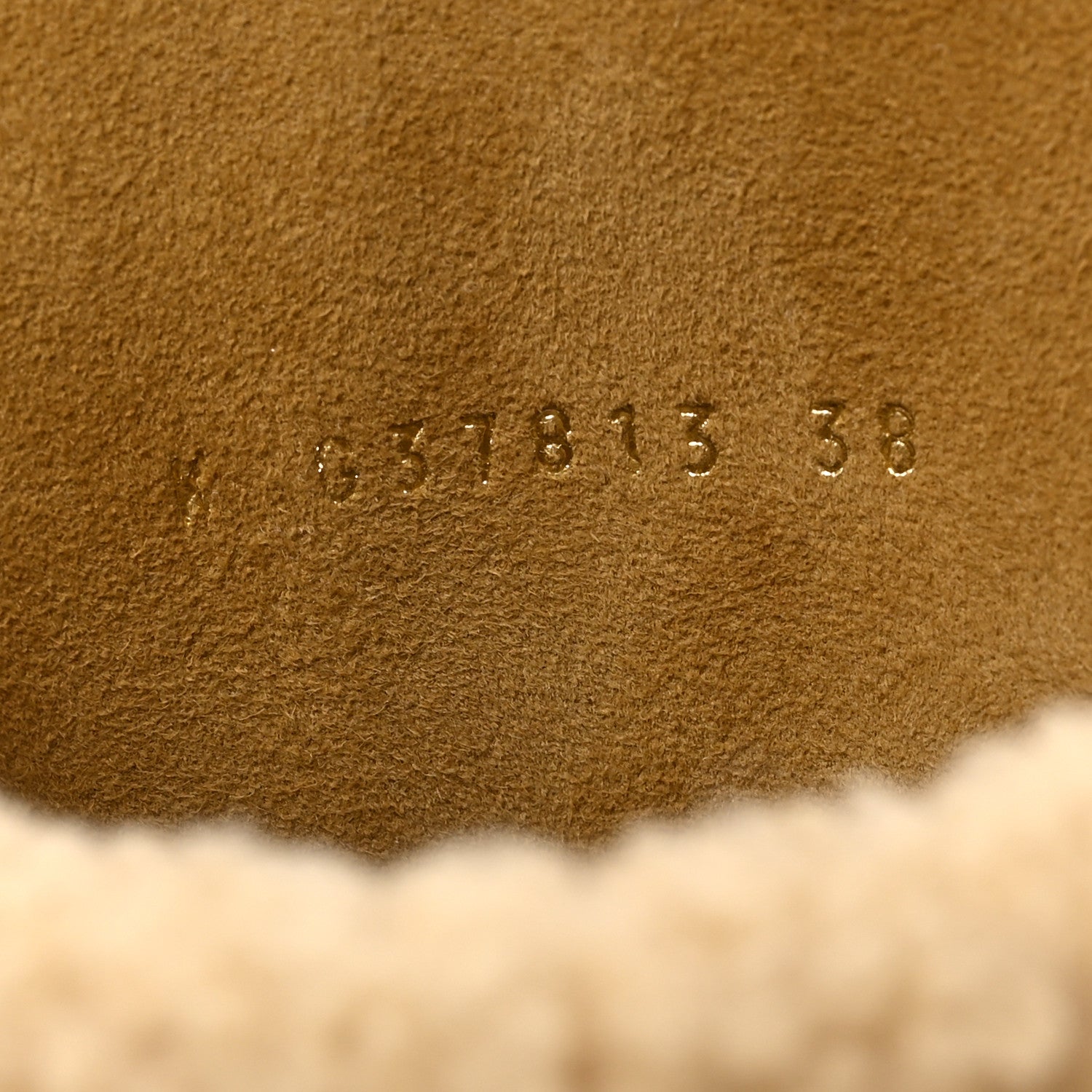 Chanel Suede Shearling Quilted CC Combat Boots 38 Beige 8 of 8