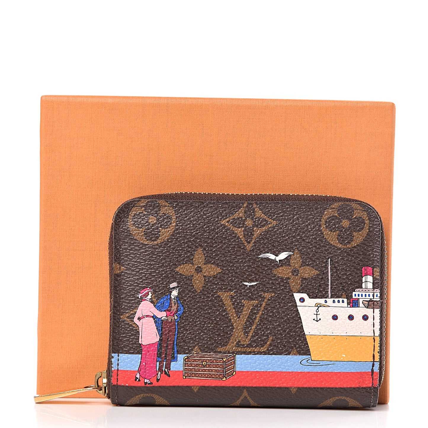 Monogram 2016 Christmas Animation Zippy Coin Purse