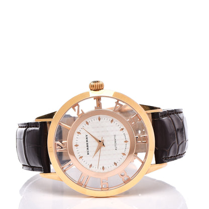 Burberry Stainless Steel Alligator 42mm 150th Anniversary Automatic Watch BU1800 3 of 8