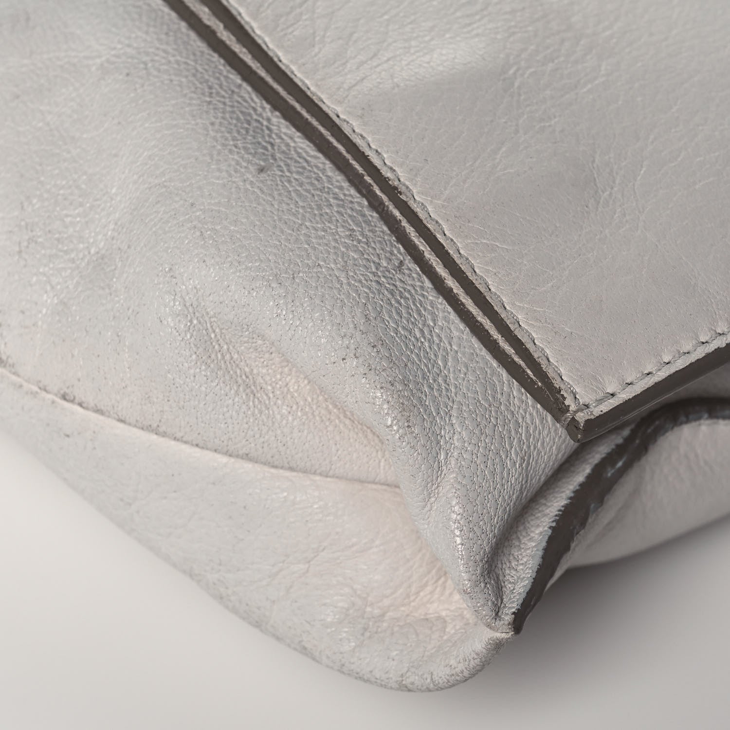 Tom Ford Ramskin Small Alix Padlock Zip Shoulder Bag White 10 of 17