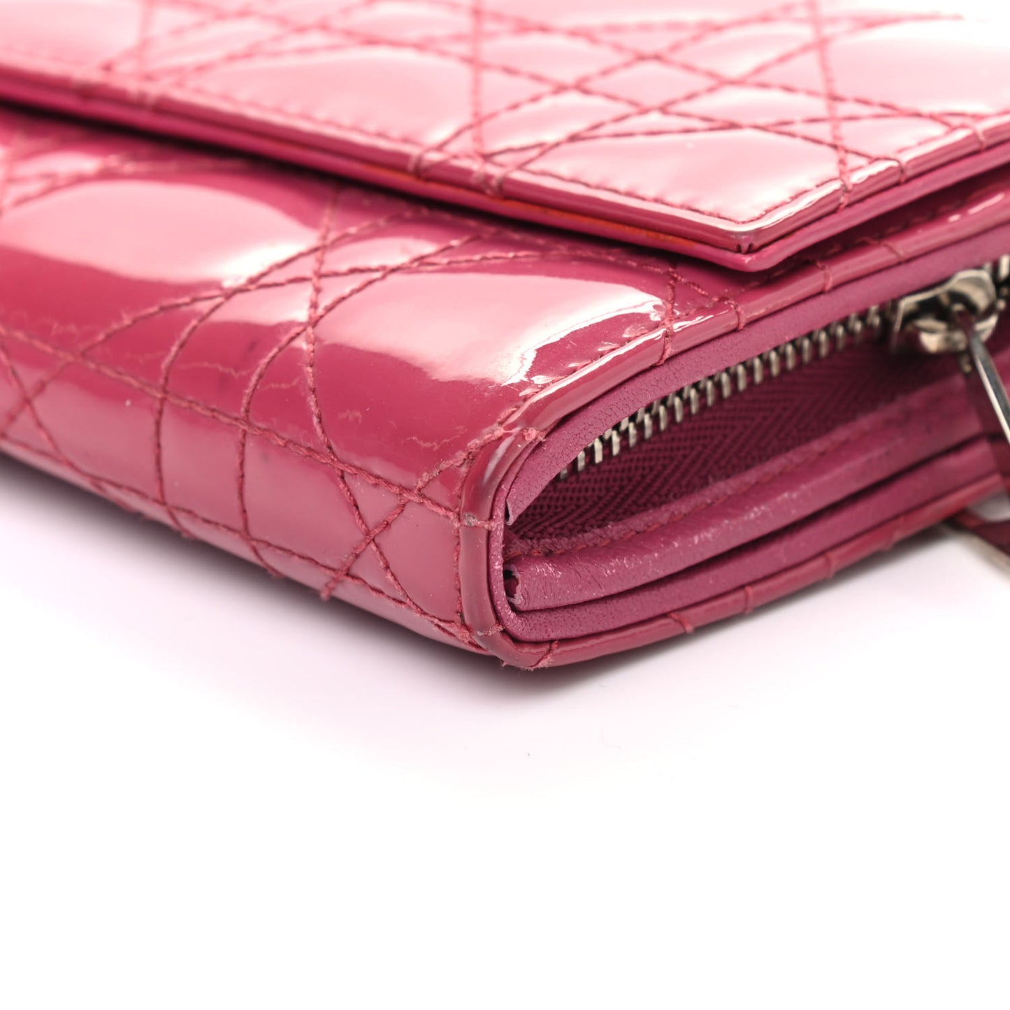 Patent Cannage Rendezvous Wallet Pink