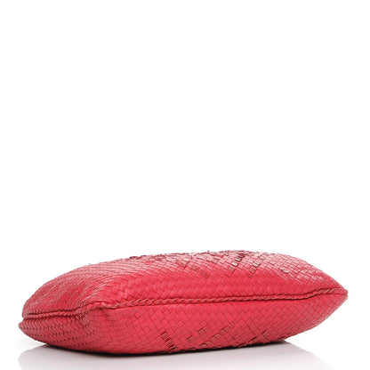 Bottega Veneta Nappa Intrecciato Maxi Veneta Plisse Hobo Fuchsia 5 of 9