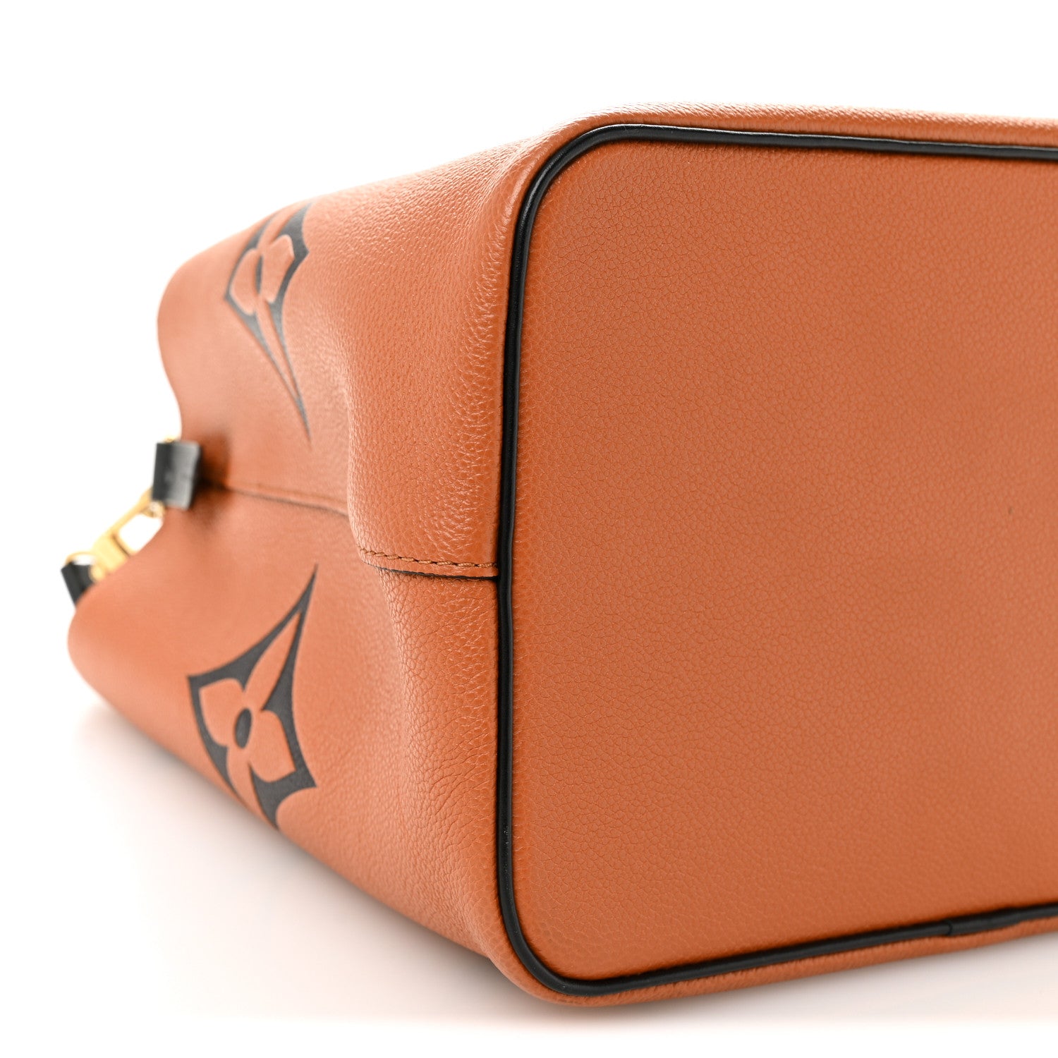 Louis Vuitton Empreinte Monogram Giant Crafty Neonoe MM Caramel Black 11 of 13