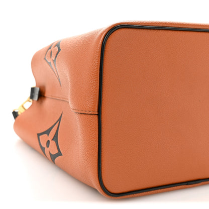 Louis Vuitton Empreinte Monogram Giant Crafty Neonoe MM Caramel Black 11 of 13