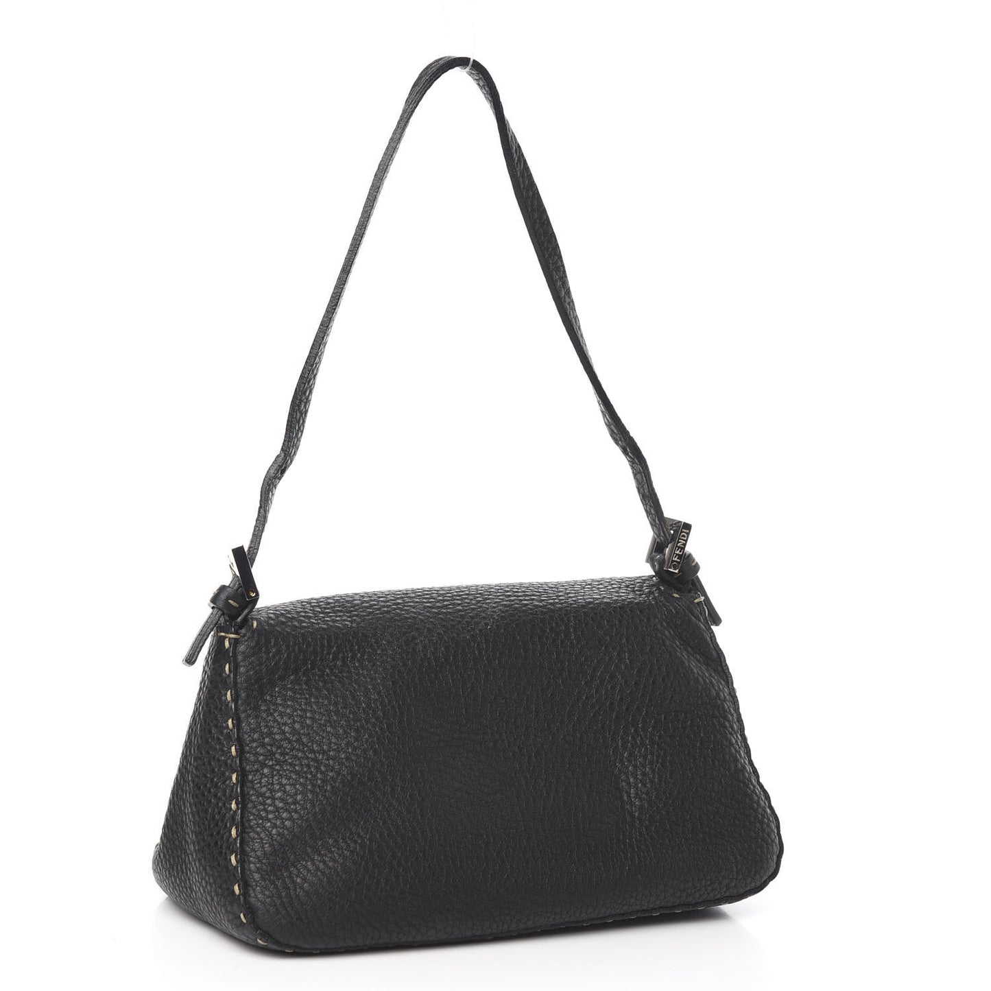 Calfskin Romano Selleria Baguette Black