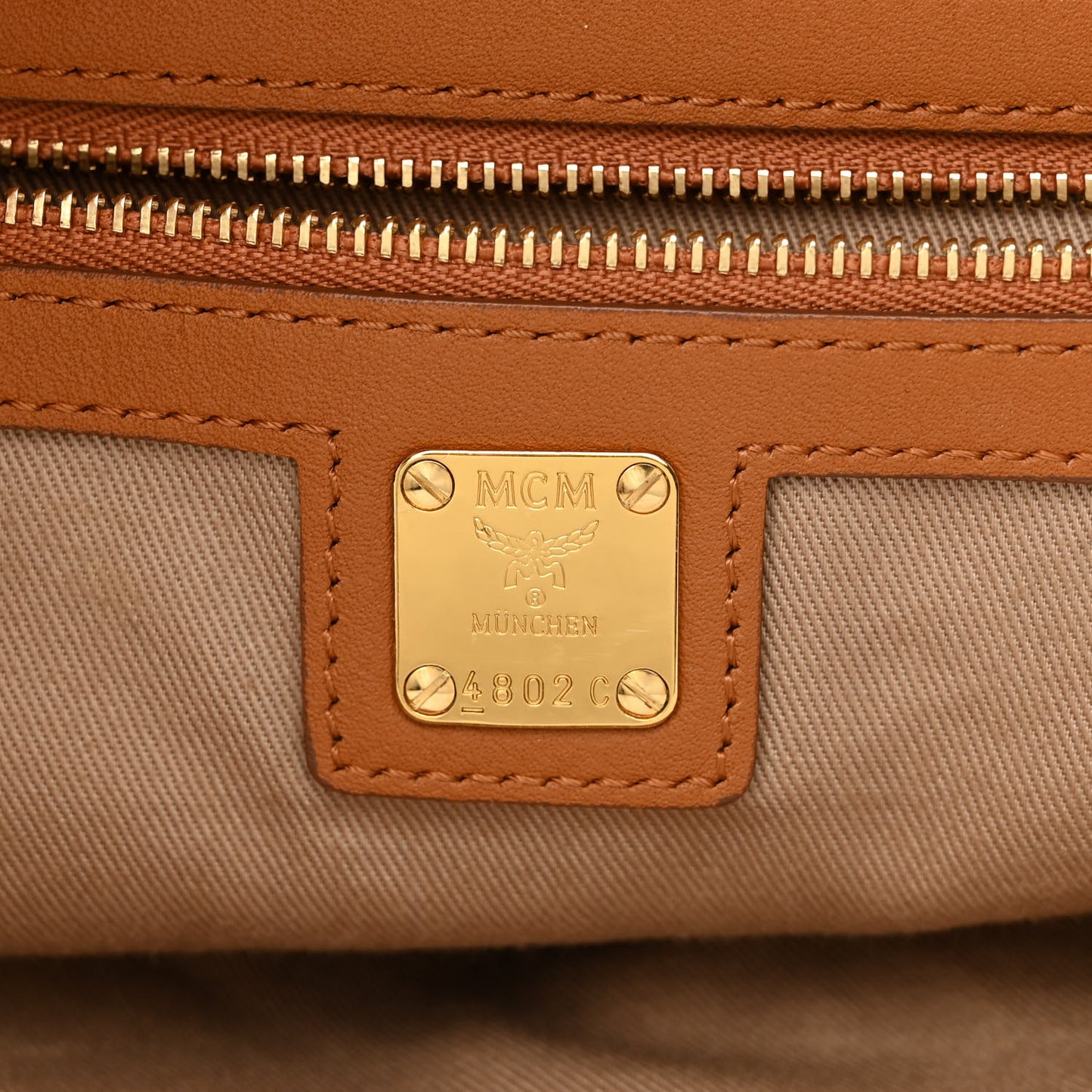 Calfskin Ottomar Monogram Medium Klara Hobo Cognac