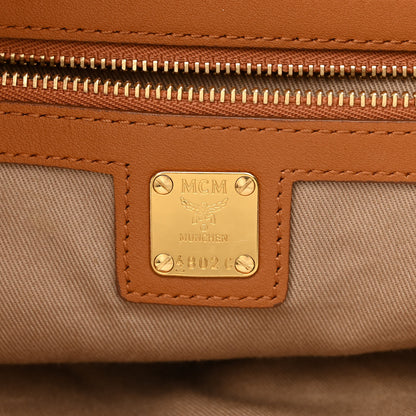 MCM Calfskin Ottomar Monogram Medium Klara Hobo Cognac 6 of 11