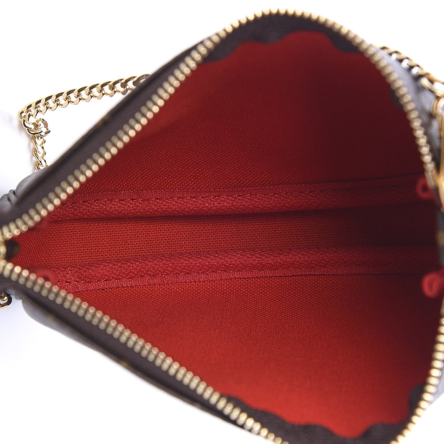 Monogram 2020 Christmas Animation Bumper Cars Mini Pochette Accessories Coquelicot