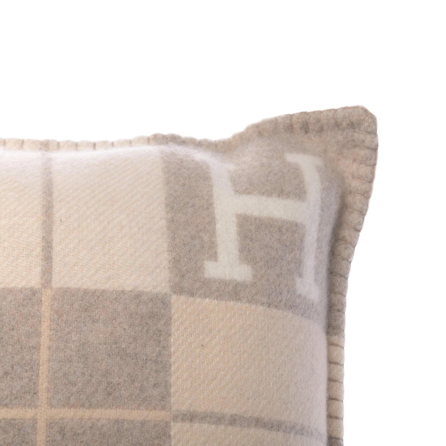 Hermes Wool Cashmere Avalon III Pillow PM Coco Camomille 5 of 5