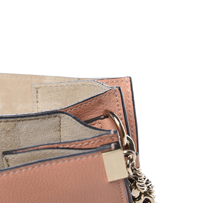 Chloe Calfskin Lambskin Medium Faye Shoulder Bag Rose Quartz 8 of 12