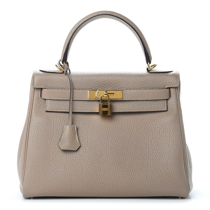 Hermes Togo Kelly Retourne 28 Gris Tourterelle 1 of 19