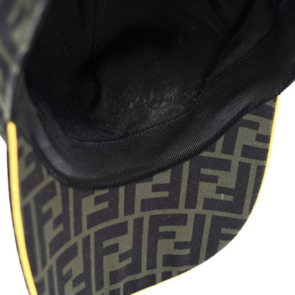 Fendi Canvas FF Reloaded Baseball Hat Tobacco Yellow 10 of 11