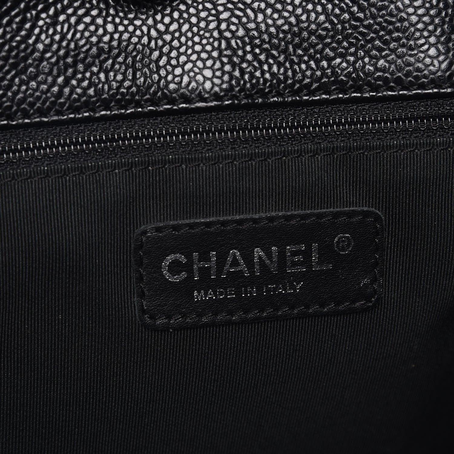 Chanel Caviar Quilted Grand Shopping Tote GST Black 6 of 8