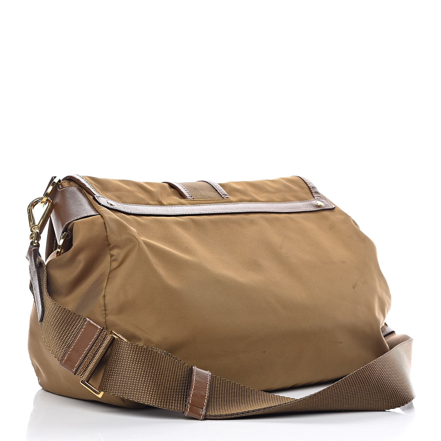 Nylon Saffiano Vela Messenger Bag