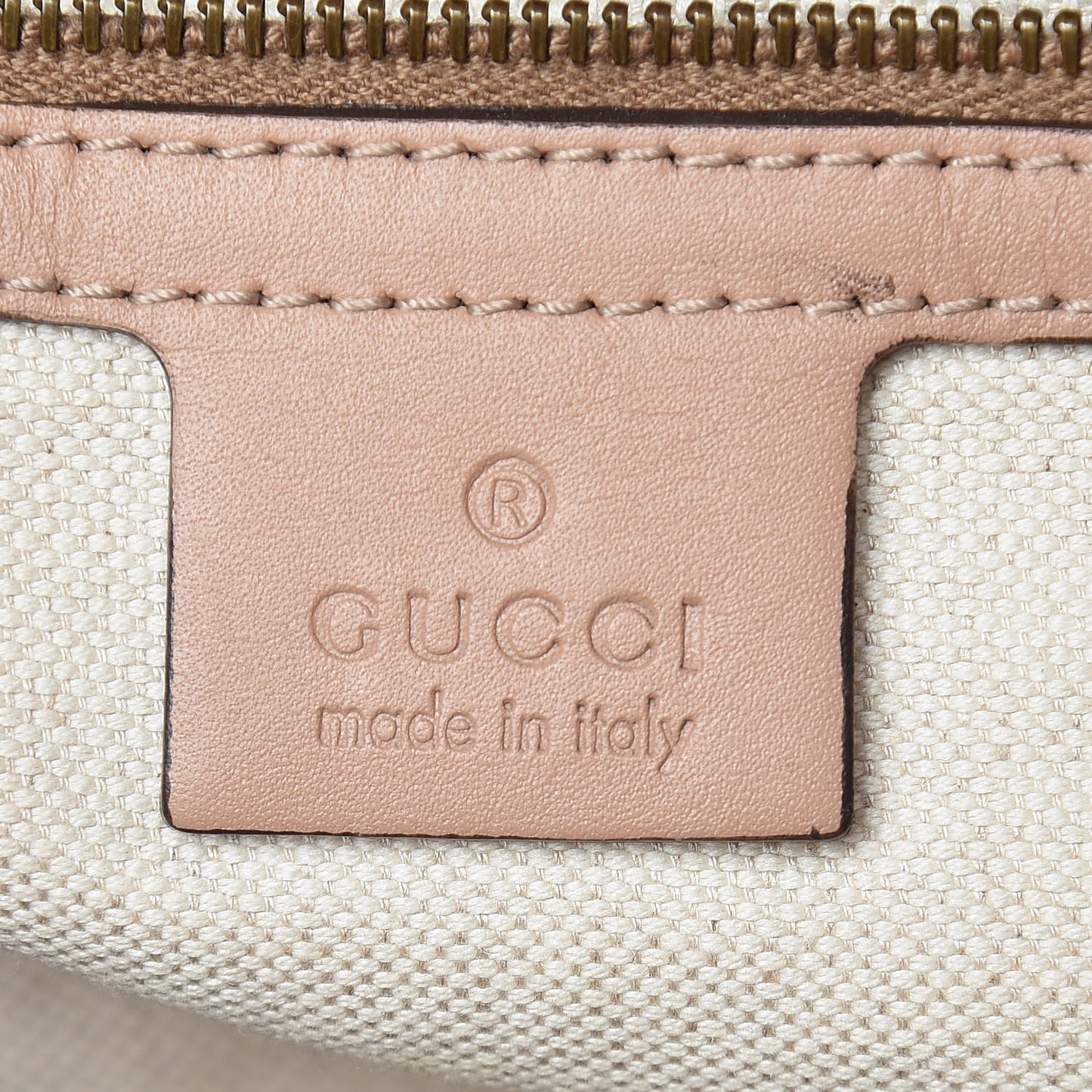 Guccissima Medium Scarlett Stud Tote Dusty Rose