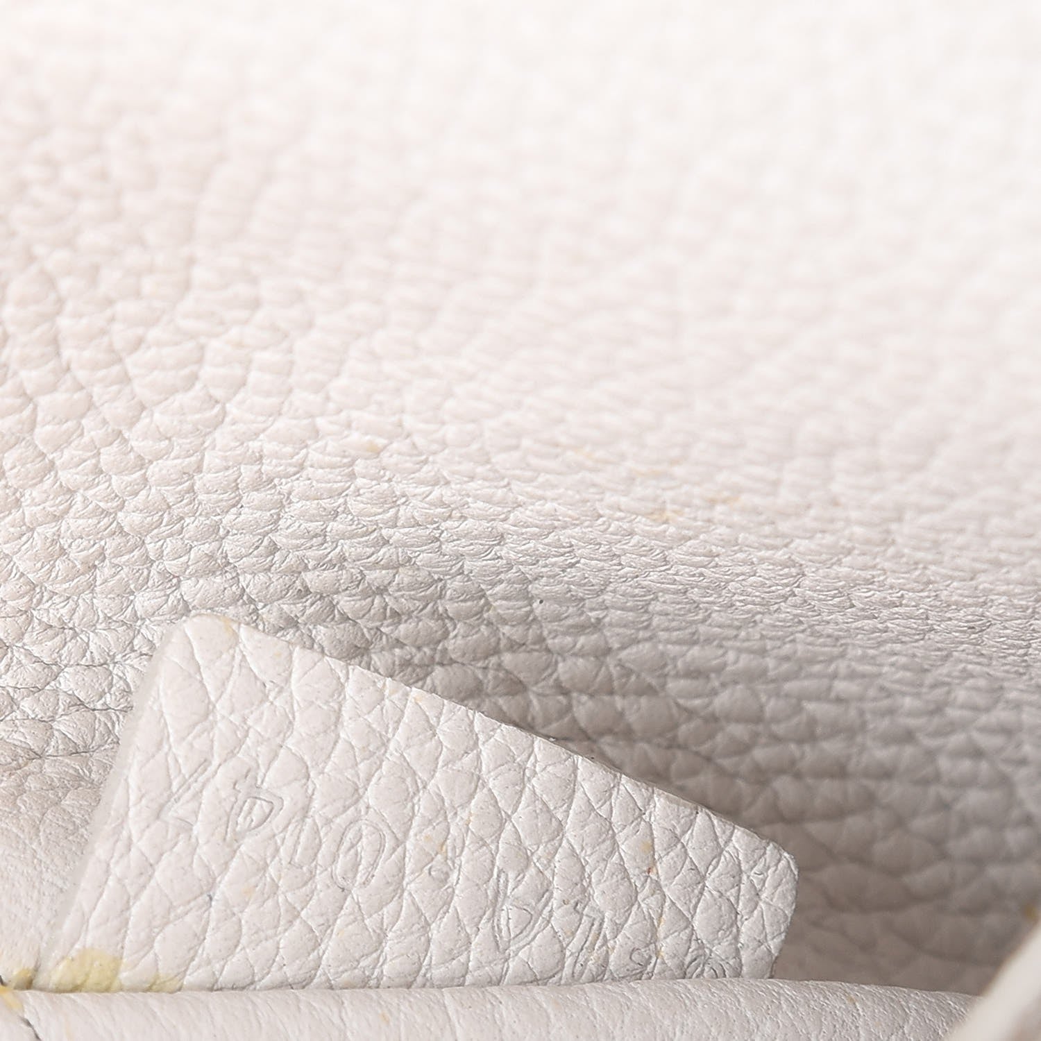 Celine Baby Grained Calfskin Small Tri-Fold Bag White 8 of 11