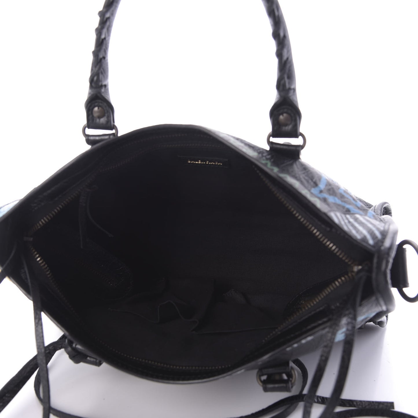 Agneau Graffiti All Over Classic Hardware S City Black Multicolor