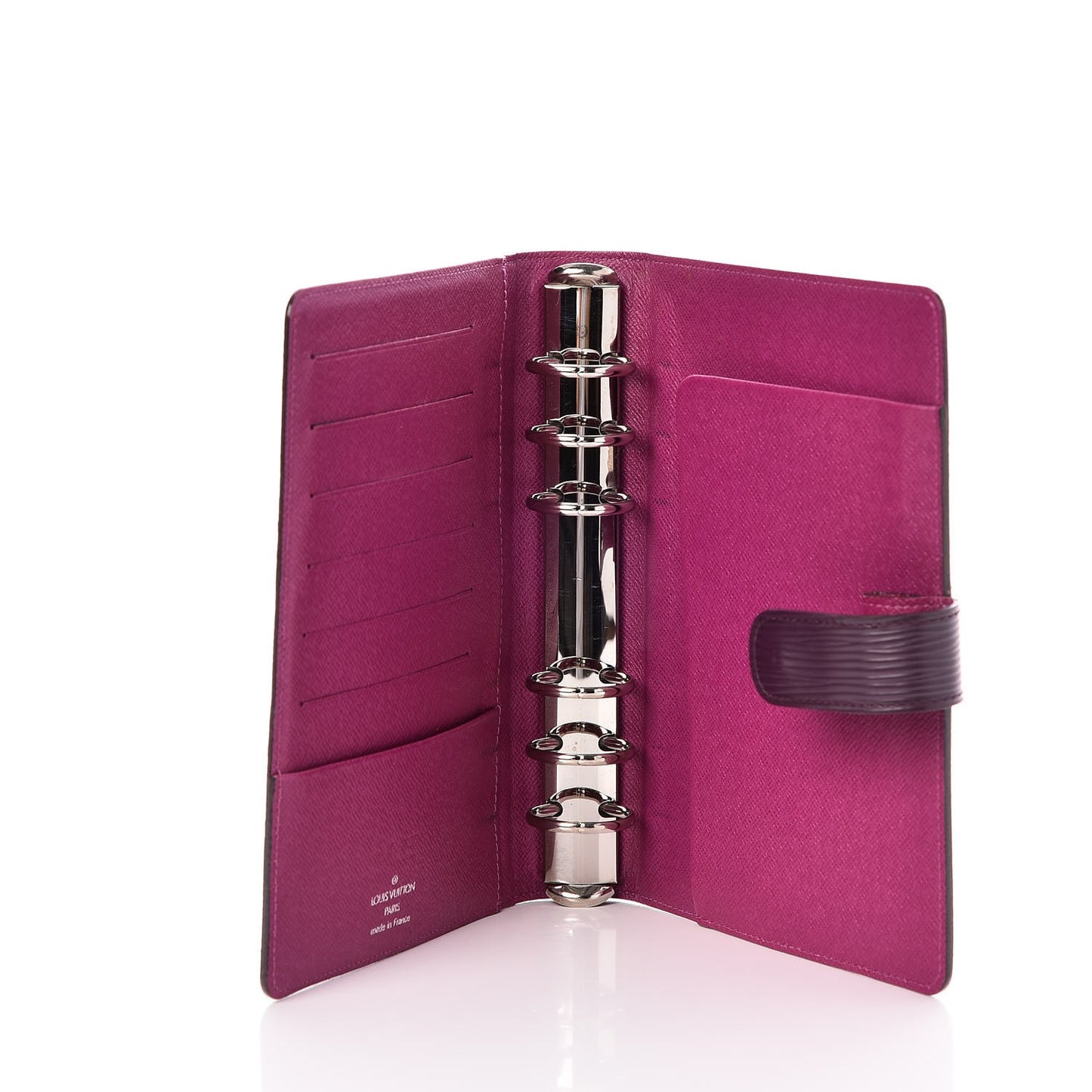 Epi Medium Ring Agenda Cover Cassis