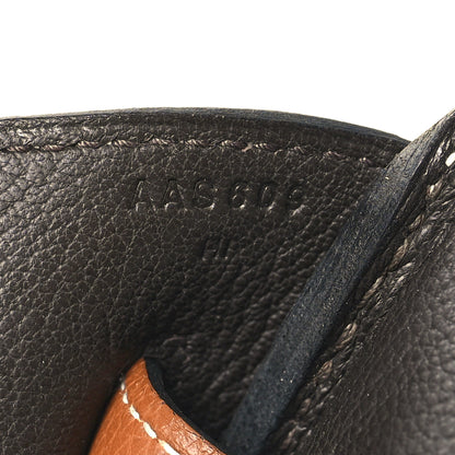 Hermes Togo Horseshoe Birkin 35 Gold Chocolate 6 of 14