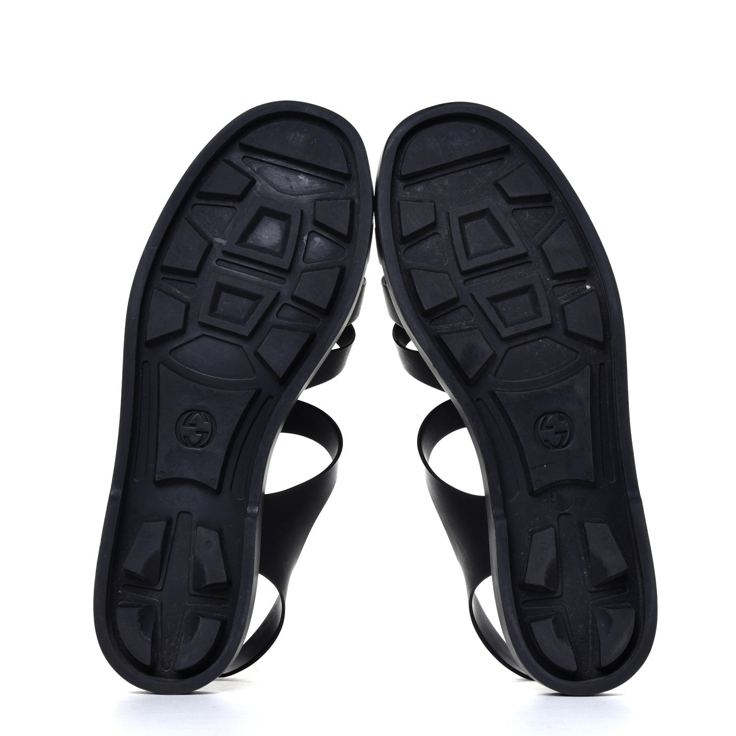 Gucci Rubber Mens Buckle Strap Sandal 11 Black 11 of 14
