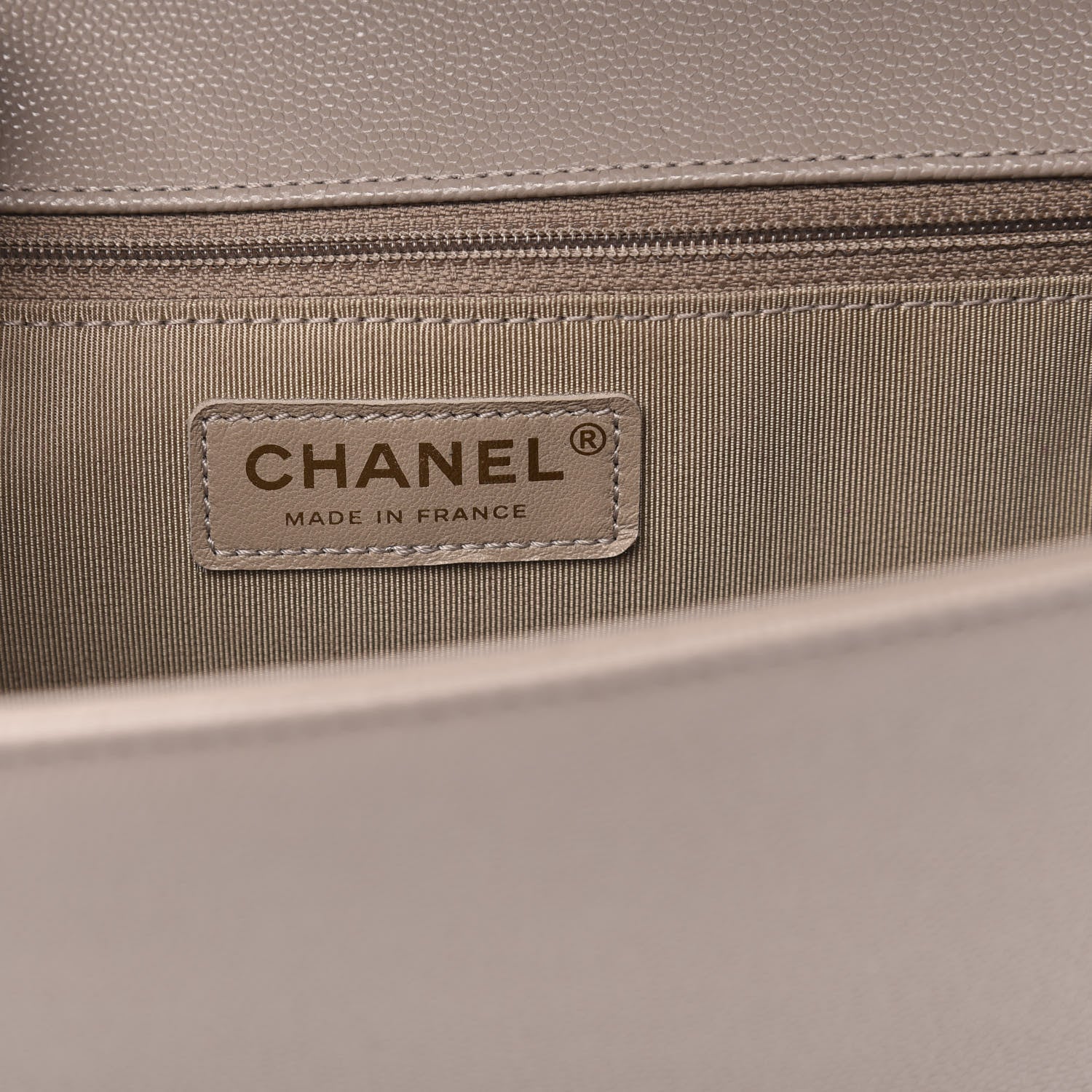 Chanel Caviar Quilted Large Boy Flap Beige 6 of 11