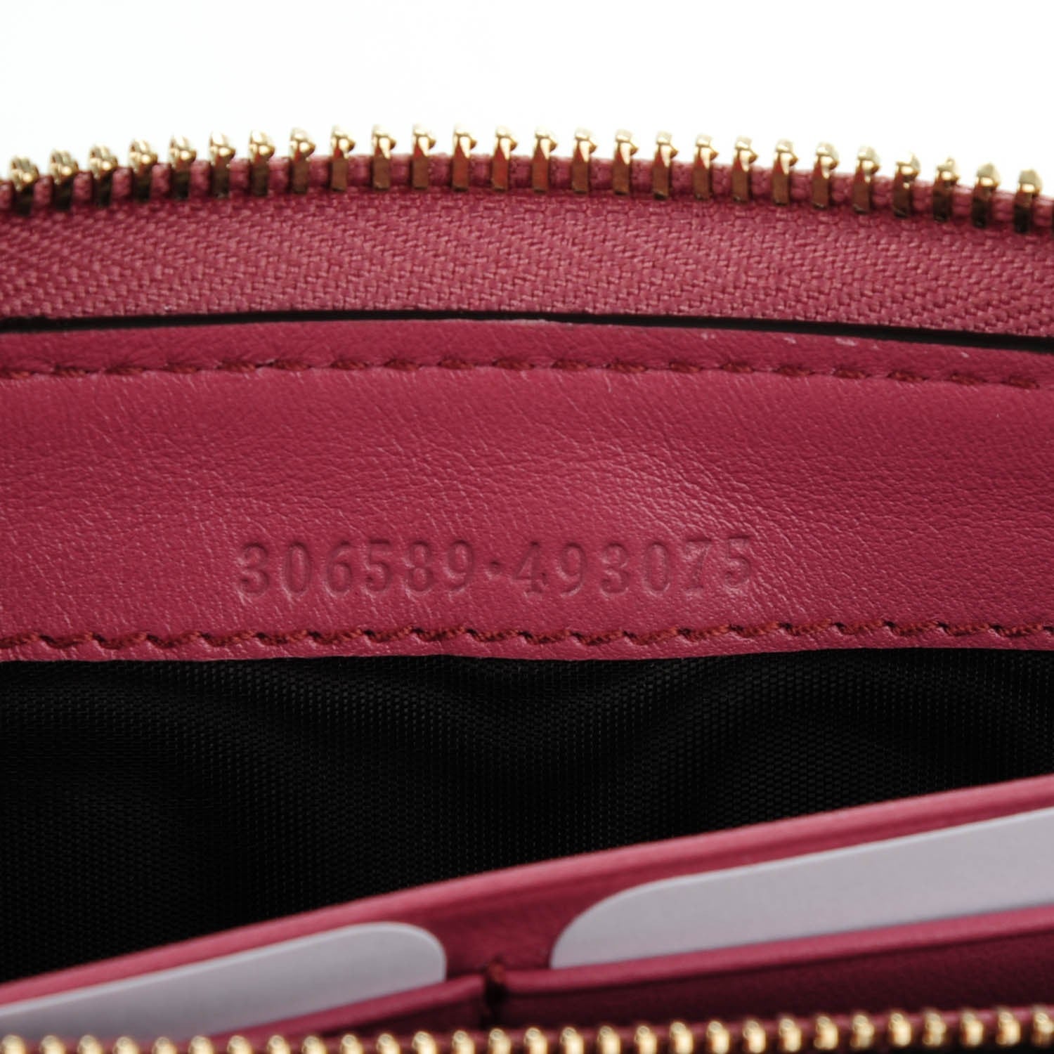Gucci Microguccissima Sukey Zip Around Wallet Vintage Rose 7 of 7