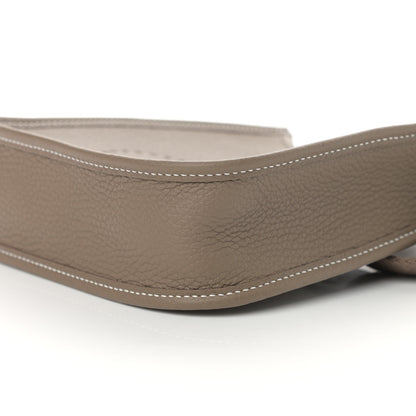Hermes Taurillon Clemence Evelyne TPM Etoupe 10 of 12