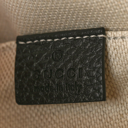 Gucci Pebbled Calfskin Soho Chain Backpack Black 6 of 10