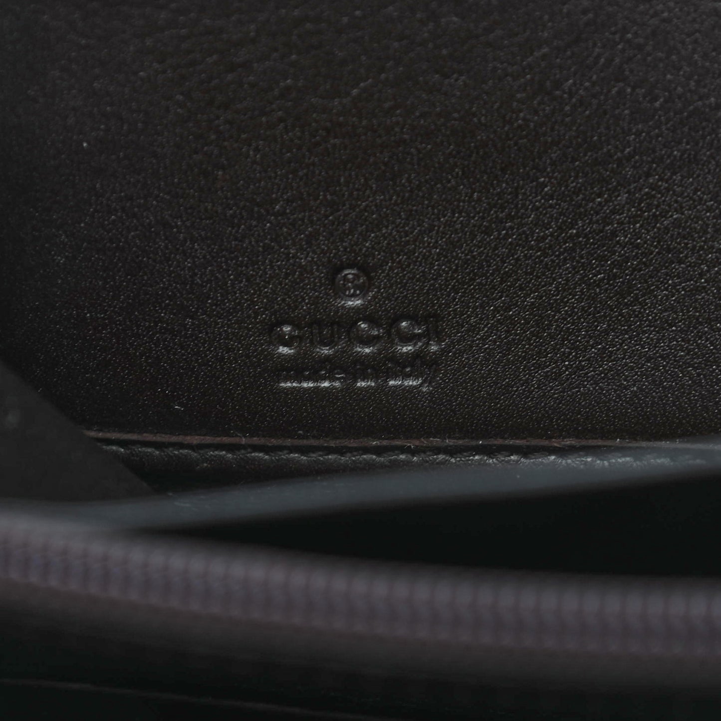 Guccissima Sukey Zip Around Wallet Dark Brown