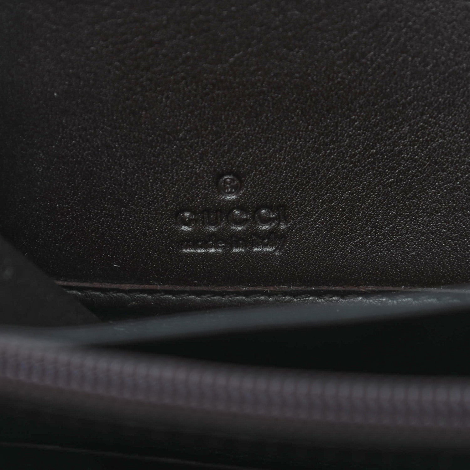Gucci Guccissima Sukey Zip Around Wallet Dark Brown 6 of 10