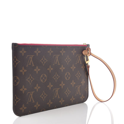 Louis Vuitton Monogram Neverfull MM GM Pochette Pivoine 2 of 5