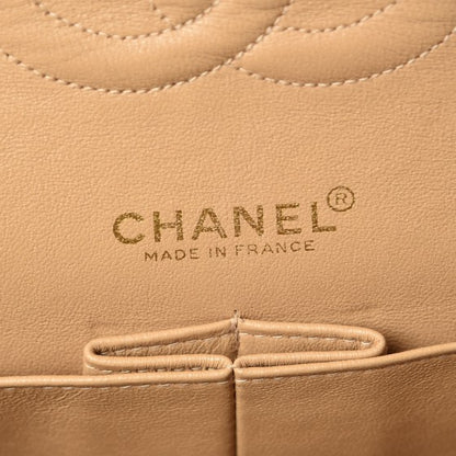 Chanel Caviar Quilted Medium Double Flap Beige 7 of 13