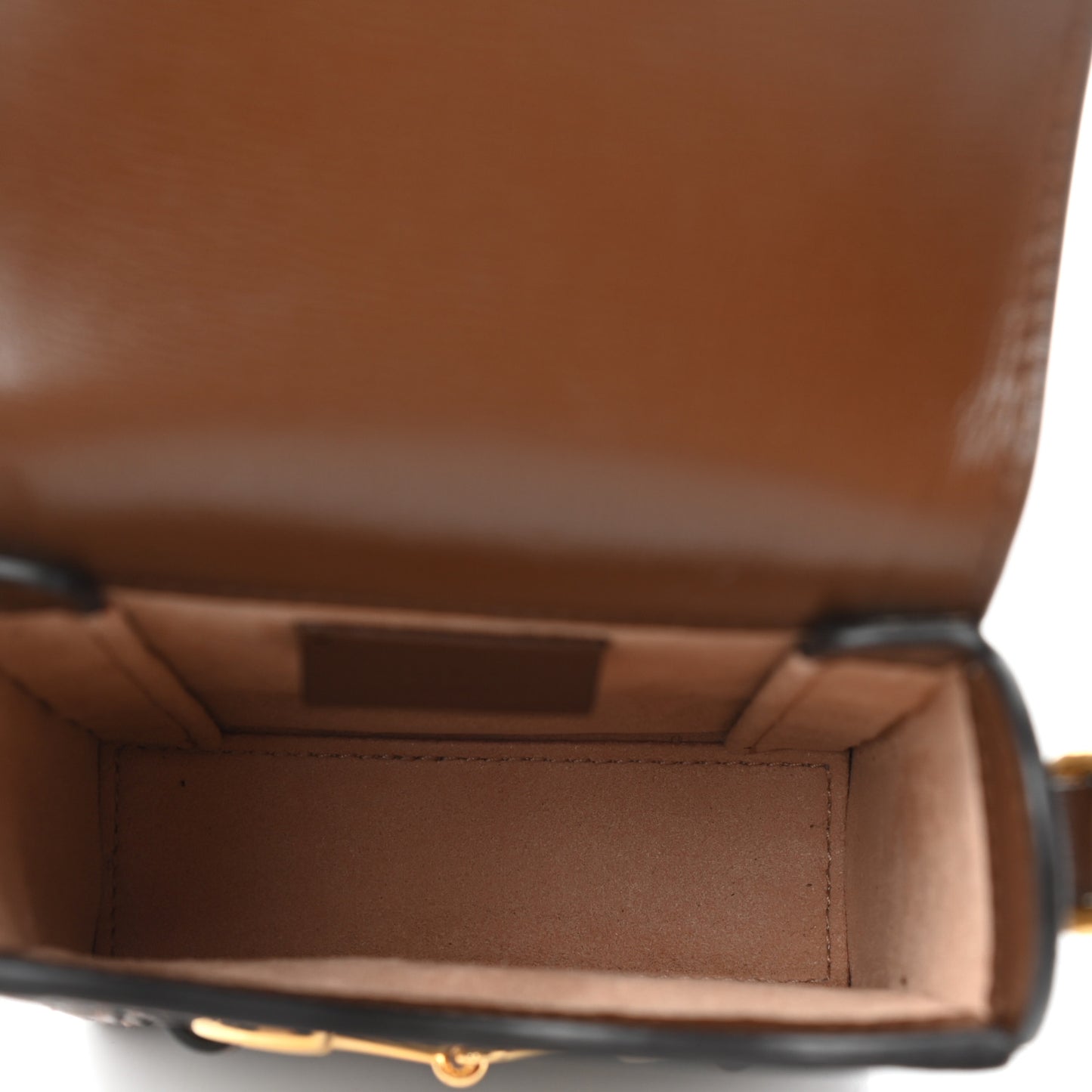 GG Supreme Monogram Mini Horsebit 1955 Crossbody Bag Beige Brown Sugar
