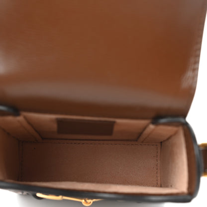 Gucci GG Supreme Monogram Mini Horsebit 1955 Crossbody Bag Beige Brown Sugar 5 of 9