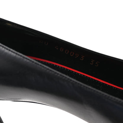 Saint Laurent Calfskin Anja 65 Pumps 35 Black 9 of 10