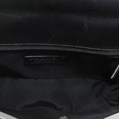 Chanel Glazed Calfskin Medium Boy Flap Black White 6 of 8