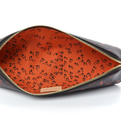 Louis Vuitton Catogram Elizabeth Pouch Orange Marron 5 of 10