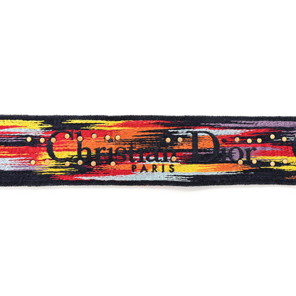 Christian Dior Canvas Embroidered Studded Rainbow J’Adior Shoulder Strap 3 of 5