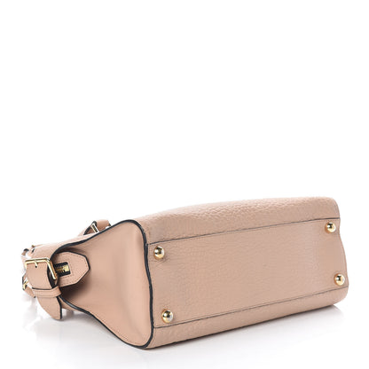 Burberry Signature Grain Medium Clifton Bag Pale Apricot 4 of 14