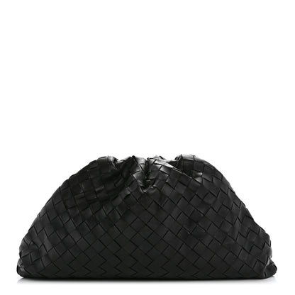Bottega Veneta Nappa Maxi Intrecciato The Pouch Oversized Clutch Black 1 of 11