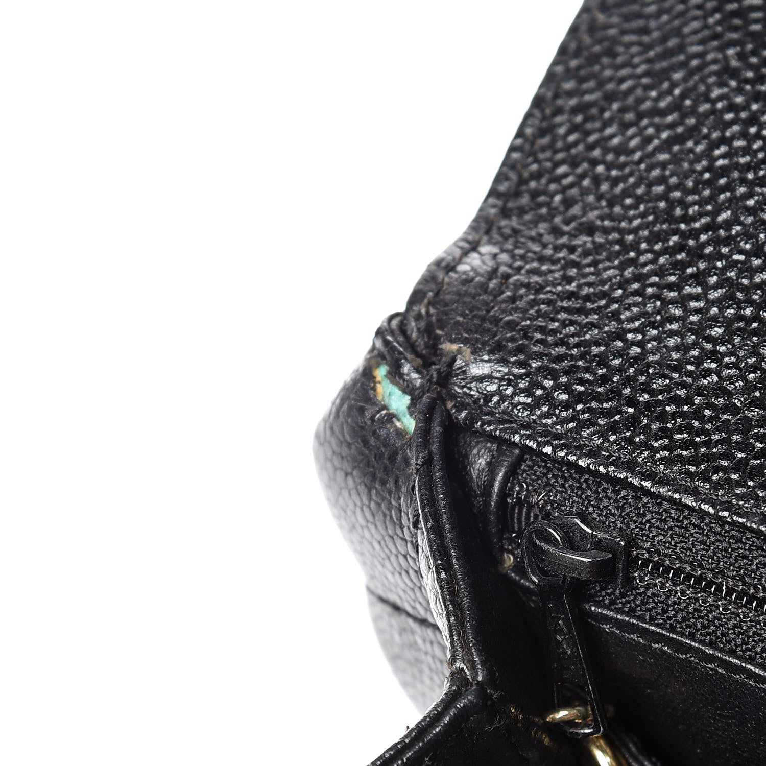 Chanel Caviar Quilted Jumbo Kelly Flap Black 16 of 17