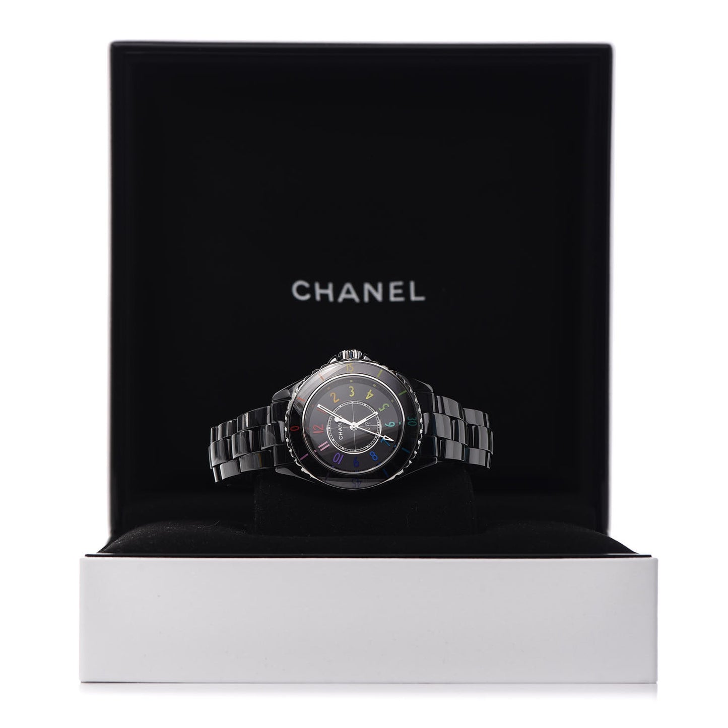 Stainless Steel Ceramic 33mm J12 Electro Quartz Watch Black