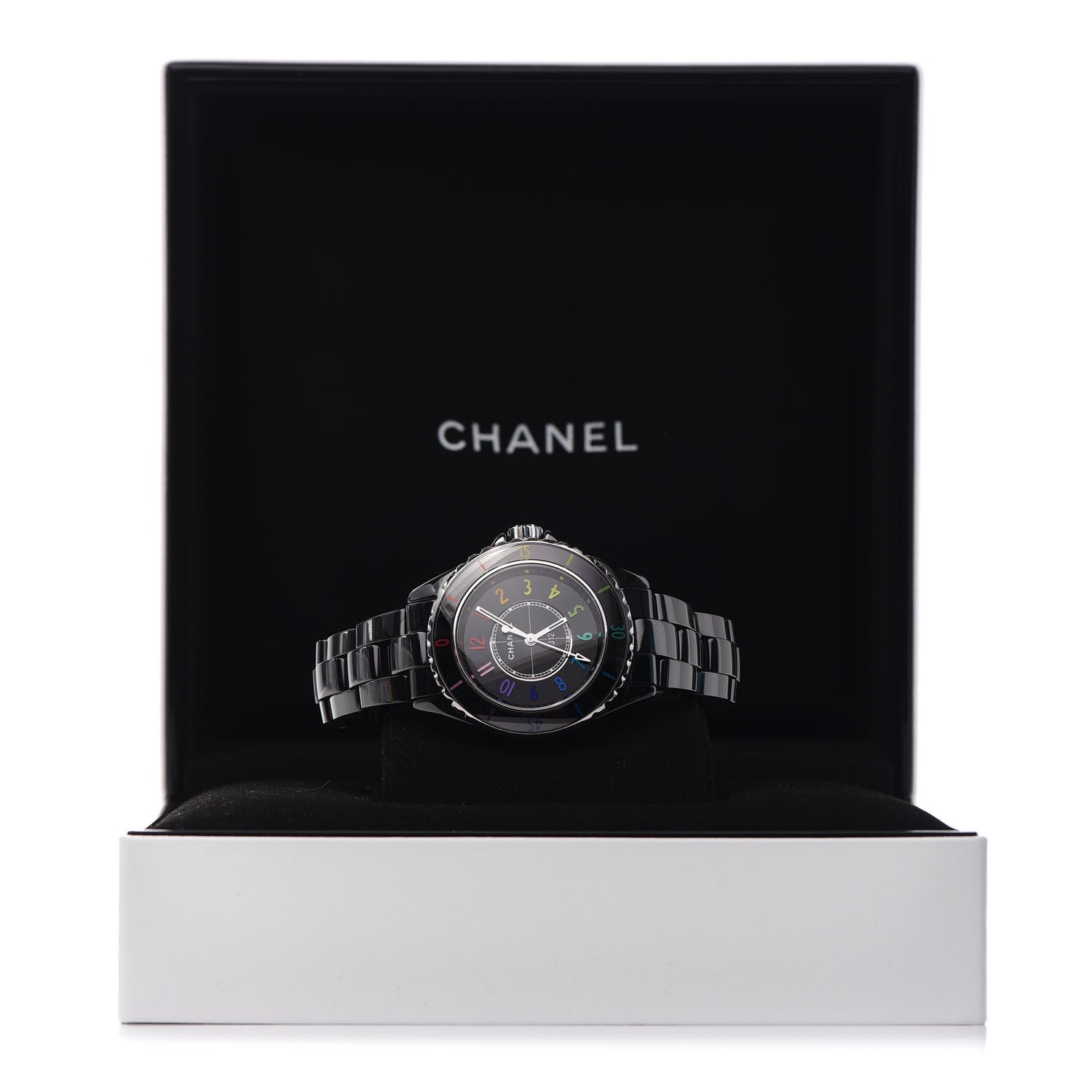 Chanel Stainless Steel Ceramic 33mm J12 Electro Quartz Watch Black 6 of 6