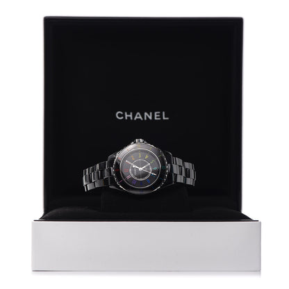 Chanel Stainless Steel Ceramic 33mm J12 Electro Quartz Watch Black 6 of 6