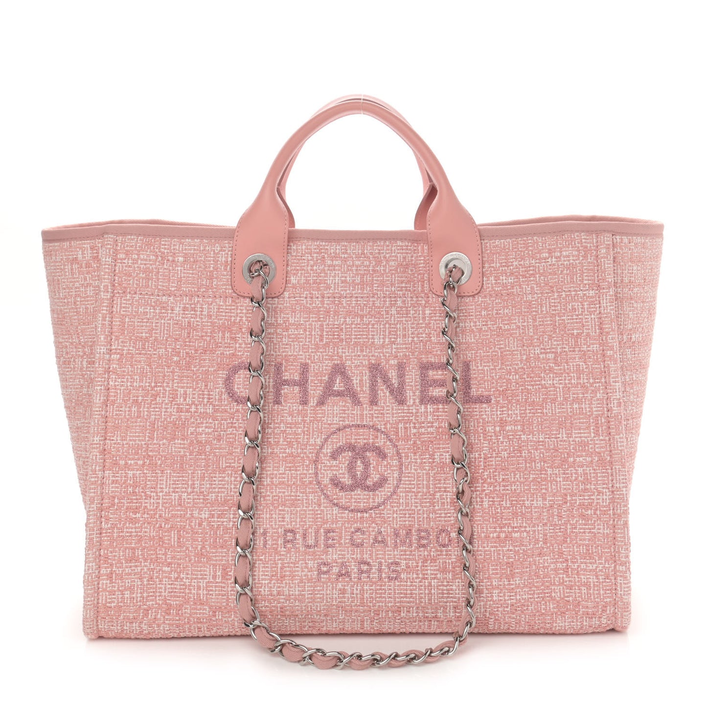 Canvas Medium Deauville Tote Pink
