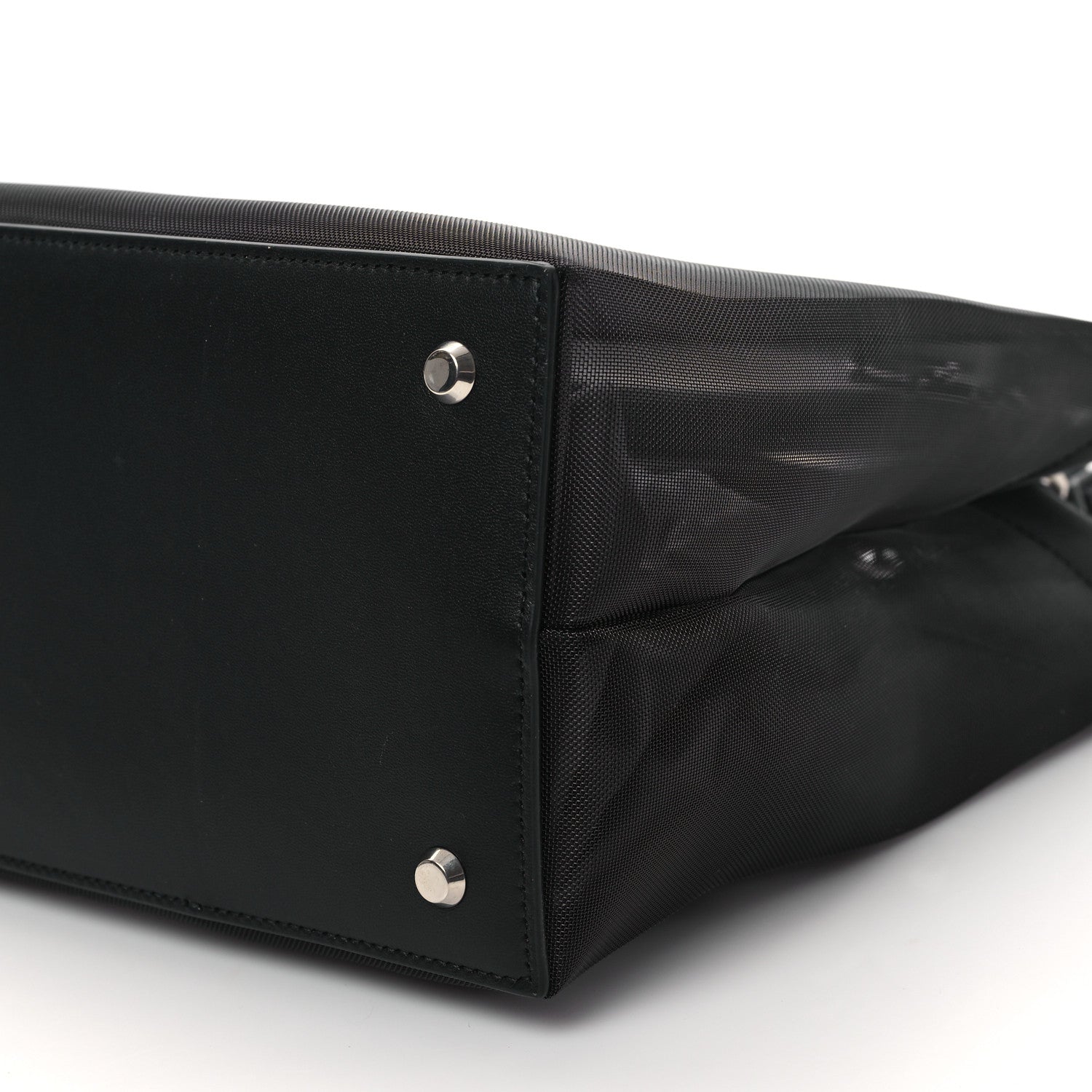 Balenciaga Nylon Mesh Duty Free Cabas Medium Tote Black 11 of 11