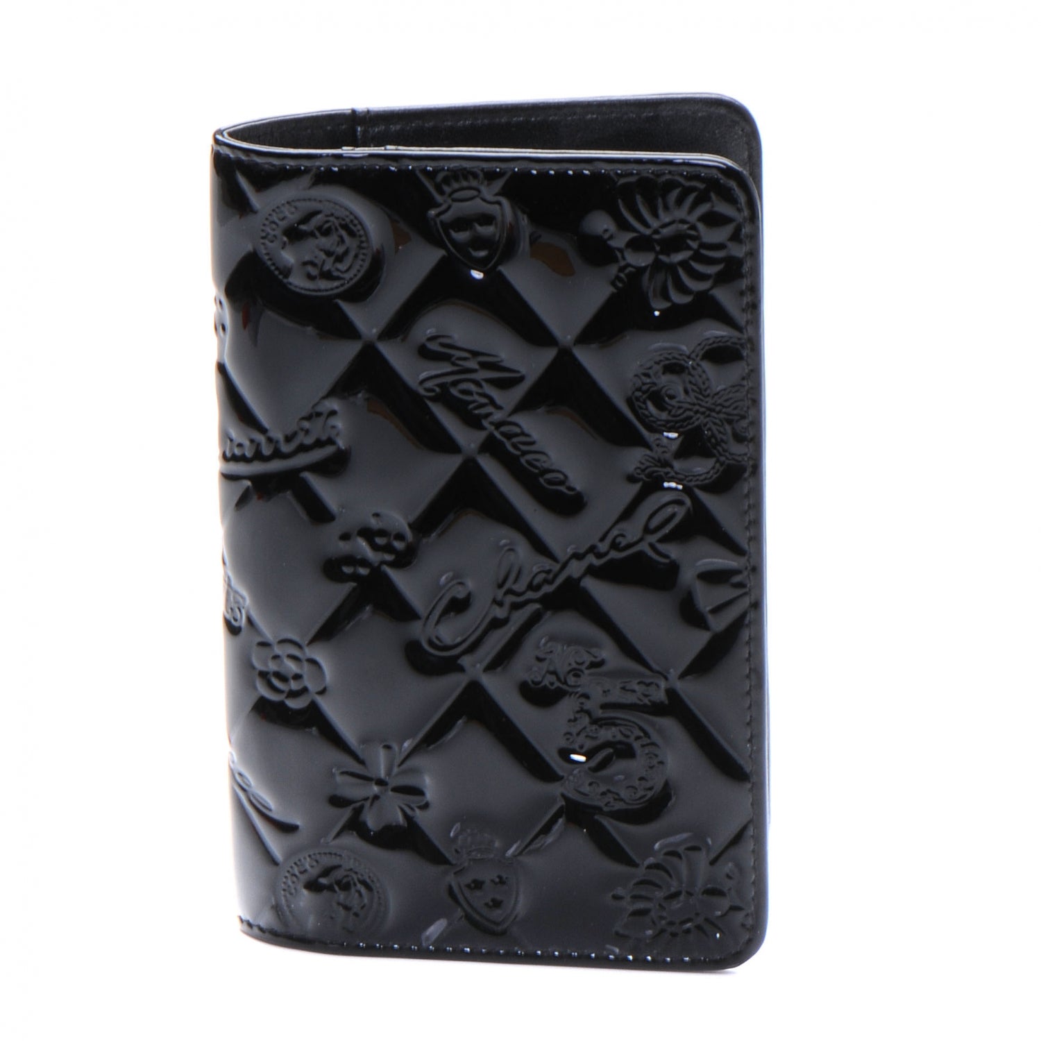 Chanel Patent Lucky Symbols Agenda Cover Black 1 of 10