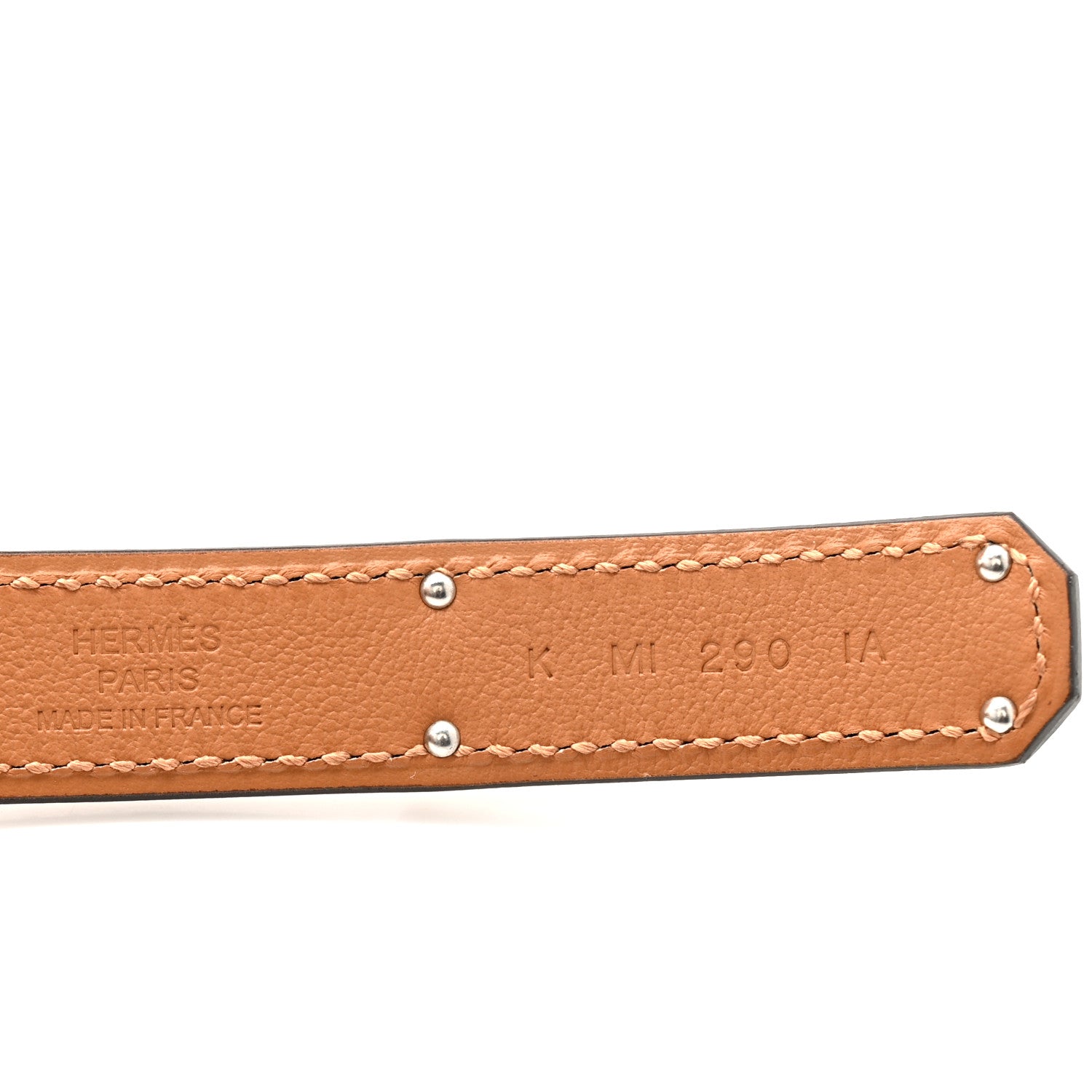 Hermes Metallic Chevre Chamkilight Kelly Belt Argent 5 of 8