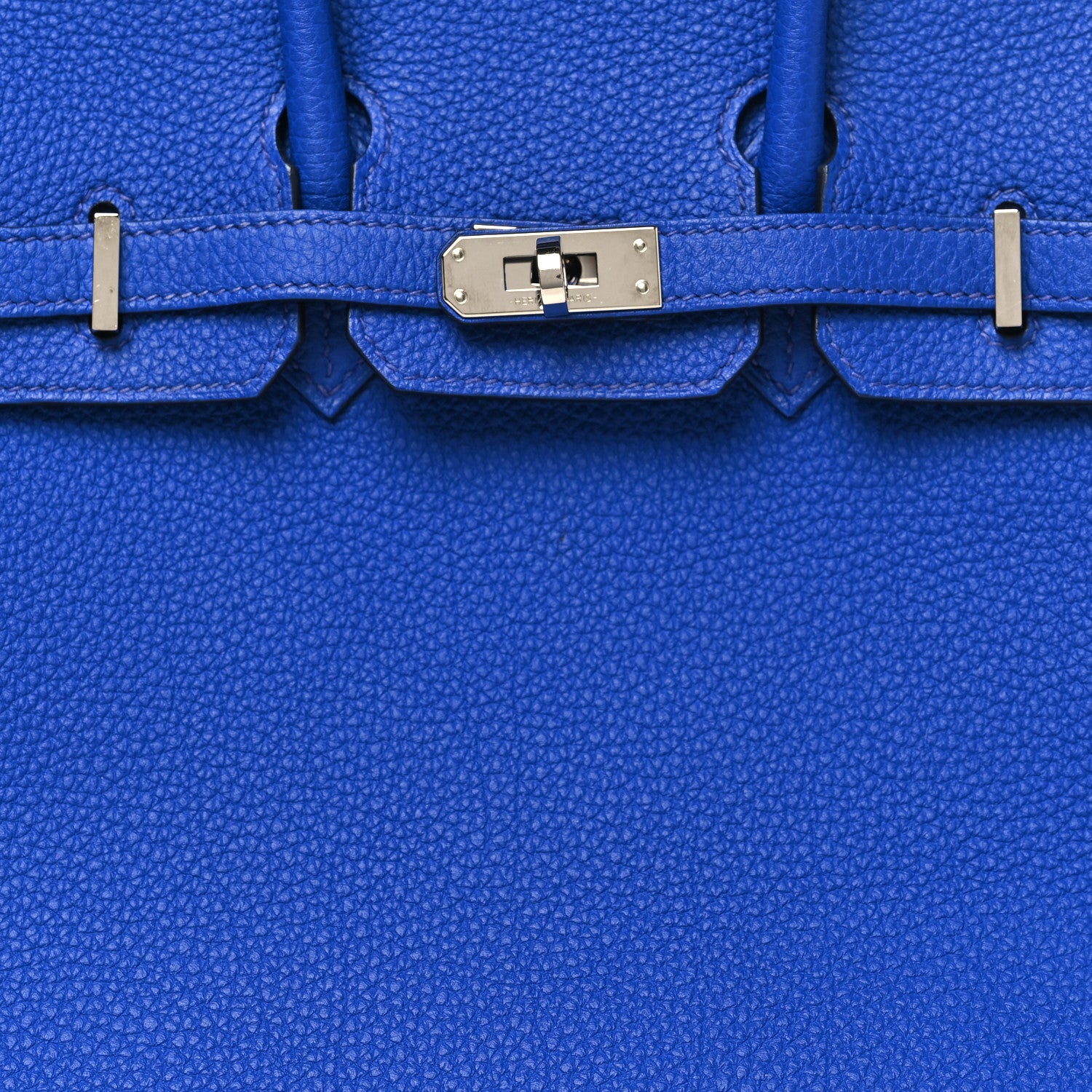Hermes Togo Verso Birkin 25 Bleu Royal Capucine 8 of 11
